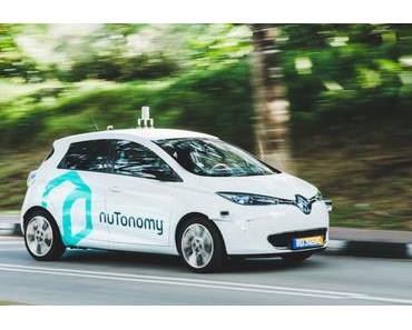 NuTonomy startet selbstfahrende Taxis