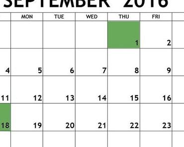 Neu in Deutschland ab September 2016