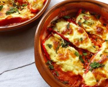 Gefüllte Lasagne-Paprika