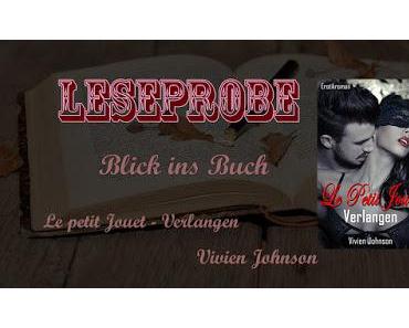 [Blick ins Buch] Leseprobe aus "Le petit Jouet - Verlangen von Vivien Johnson