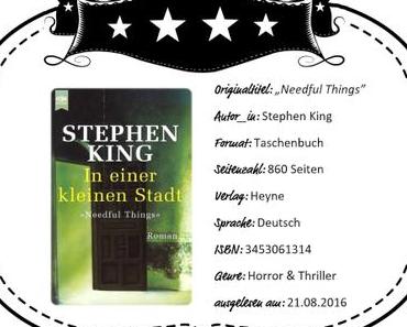 Stephen King – In einer kleinen Stadt: Needful Things