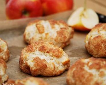 Apfel-Quark-Bällchen mit Zimtzuckerkruste  {Das kriegst Du ohne Frittieren gebacken}