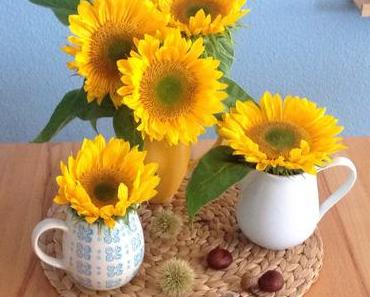Friday-Flowerday – oder – Die Zeit für Sonnenblumen ist da