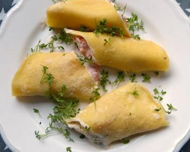 Bayrischer Wrap mit Lachs-Meerrettich-Creme