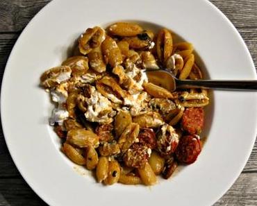 Pasta mit Chorizo