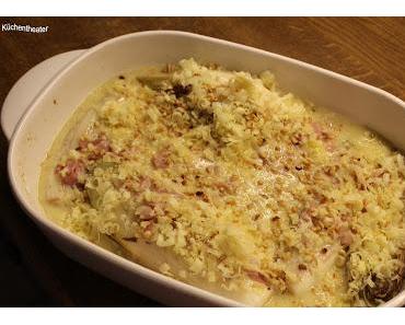 Überbackener Chicorée / nachgekocht