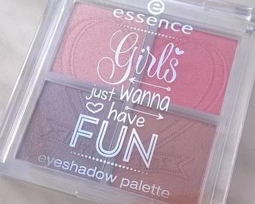 [Review] essence Girls just wanna have Fun eyeshadow palette 01 just me & my girls + essence Girls just wanna have Fun lipstick 01 pretty girls rock! (LE)