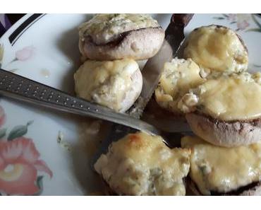 Gefüllte Champignons