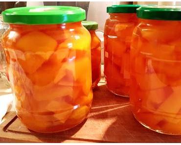 Kürbis süß-sauer-scharf eingelegt