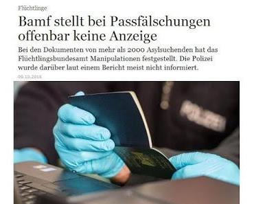 BAMF unterstützt Asylbetrüger und verweigert sich deren Strafverfolgung