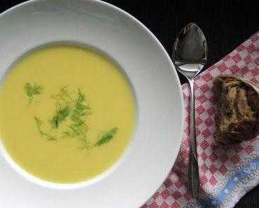 Fenchel-Safran-Suppe und eine Rezension
