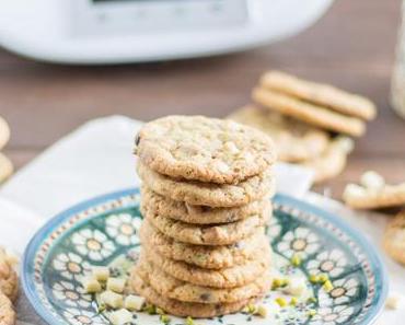 Cookies mit (weißer) Schokolade und Pistazien [Werbung]
