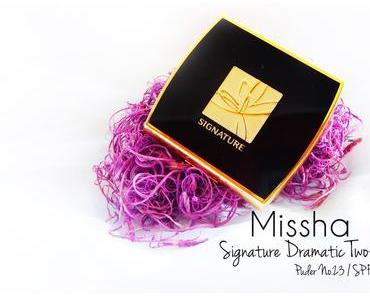 Missha - Signature Dramatic Two-way Pact  Gesichtspuder - No. 23 SPF25/PA++ - Korea Cosmetic