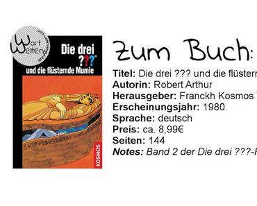 [REVIEW] Robert Arthur: Die drei ??? und die flüsternde Mumie (Die drei ???, #2)
