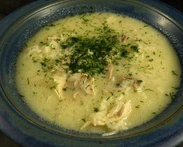 Avgolemono – Griechische Hühnersuppe mit Zitronensauce