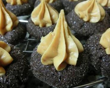 Schokokrapfen mit Karamell