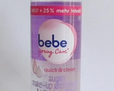 bebe Young Care Quick & Clean Augen Make-Up Entferner & Wimpernpflege