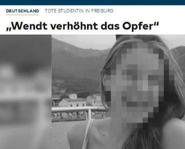 Mordfall in Freiburg: Mitverantwortliche kämpfen um Deutungshoheit (Kritik = Hetze)/ Linke antworten mit Hass und Verhöhnung
