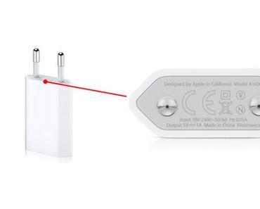 Apple warnt erneut vor gefälschten Netzteilen