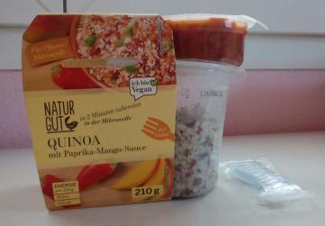 Natur Gut Quinoa mit Paprika Mango Sauce