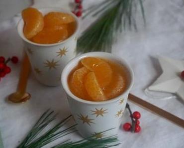 Mandarinenmousse mit fruchtigem Kompott