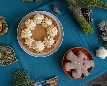 Lebkuchen Cheesecake mit Spekulatiusboden / Gingerbread Cheesecake with Speculoos ( Biscoff ) Crust