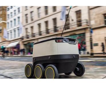 Just Eat liefert erstmals Essen mit Lieferroboter aus