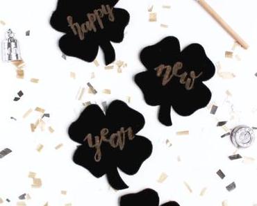 DIY Kleeblatt Untersetzer aus Filz und unser vietnamesisches Silvester