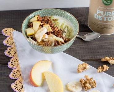 [Anzeige] Selbstgemachtes Granola Müsli mit leckerem Superfood-Pulver von Natural Mojo