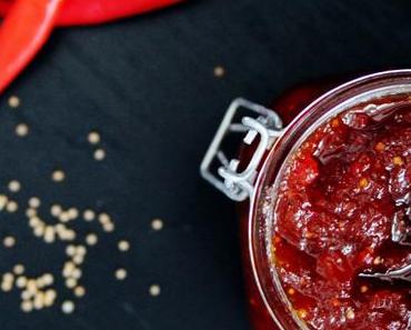 Tomaten Chili und Ingwer Chutney - der ideale Käsepartner