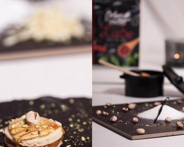 Taste of Love – Geheimzutat Liebe : Pistazienmousse auf gesalzenem Karamellbiscuit
