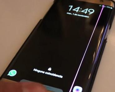 Samsung Galaxy S7 Edge – Pink Line of Death Fehler im Display