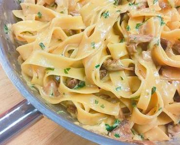 Fettuccine mit Steinpilzen, Marsala und Mascarpone nach Nigella Lawson