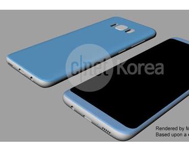 Samsung Galaxy S8 – Skizzen sollen Gehäusegröße zeigen