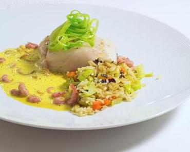 Vadouvanreis, Skrei und Curry