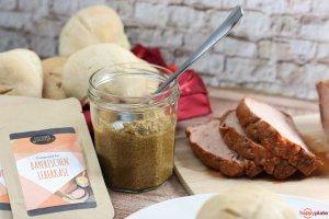 Selbstgemacht: Leberkäse in der Semmel mit süßem Senf