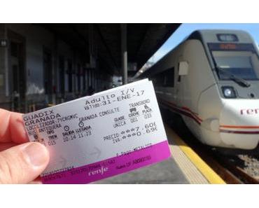 nach Marokko: in einem Zug nach Granada