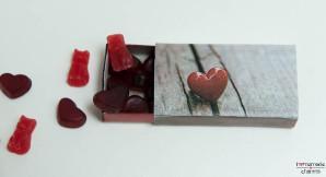 Streichholzschachtel mit süßer Überraschung