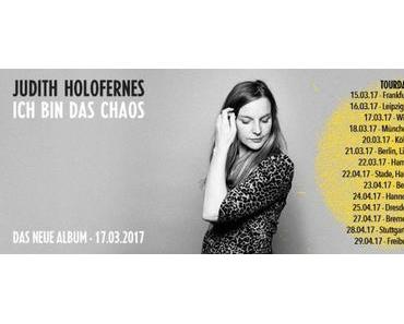 Videopremiere: Judith Holofernes – Ich bin das Chaos // + Tourdaten
