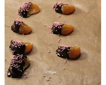 Nugatmousse mit Schokomandarinen