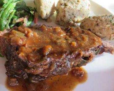 Braten vom Auerochsen (Heckrind)