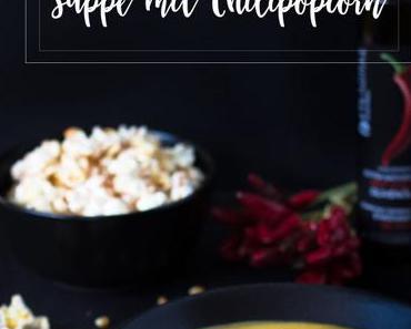 Mango-Süßkartoffel-Suppe mit Chilipopcorn