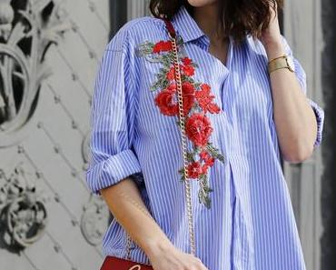 Embroidered Shirtdress