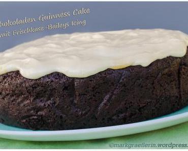 Schokoladen Guinness Cake mit Frischkäse-Baileys Icing