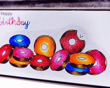 Happy Birthday Card | Donuts Donuts Donuts