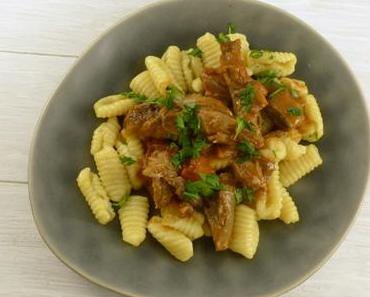 Lammragout mit Malloreddus