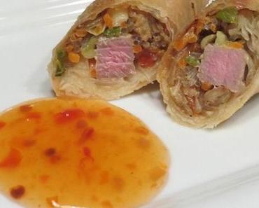 Frühlingsrollen mit Thunfisch