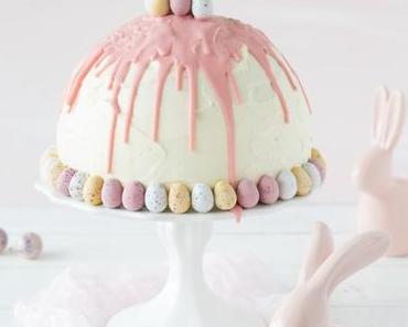 Frohe Ostern & ein Rhabarber-Erdbeer-Kuppeltörtchen