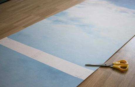 Unsere neue Wohnung – Fototapete im Wohnzimmer