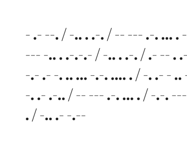 Tag der Morsecode – der amerikanische National Morse Code Day
